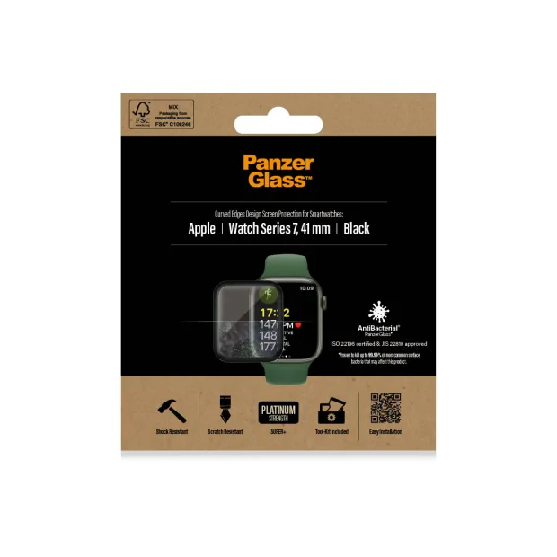PanzerGlass Apple Watch Series 8 | 7 | 41mm | Sticla de protectie pentru ecran
