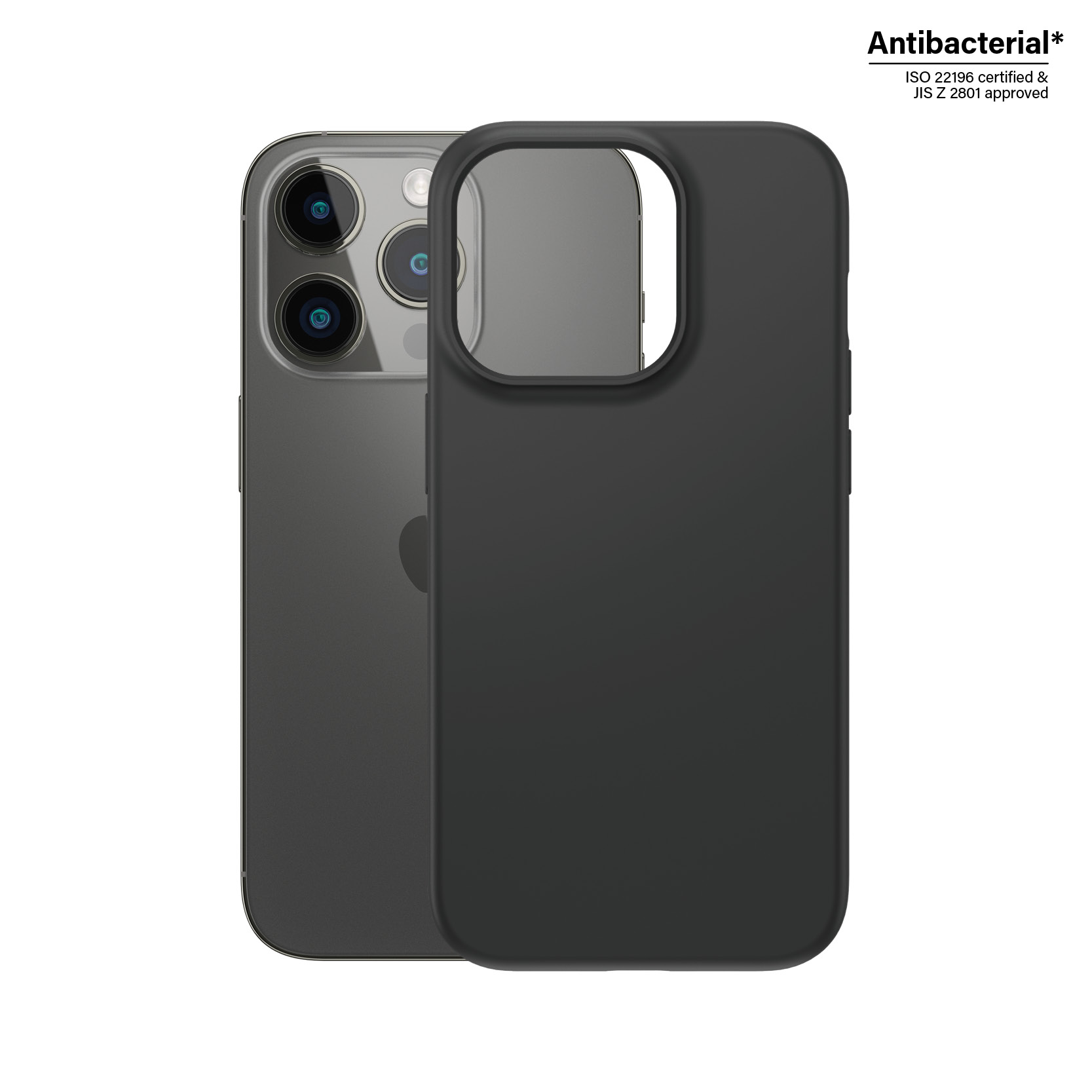Husa Cover Panzer Biodegradabila Hard Case pentru iPhone 14 Pro Negru thumb