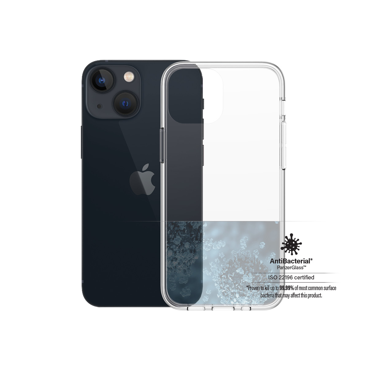 Husa Spate PanzerGlass pentru iPhone 13 Mini Transparent thumb