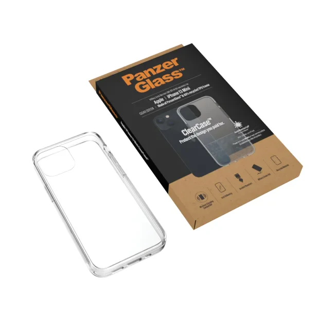 Husa Spate PanzerGlass pentru iPhone 13 Mini Transparent
