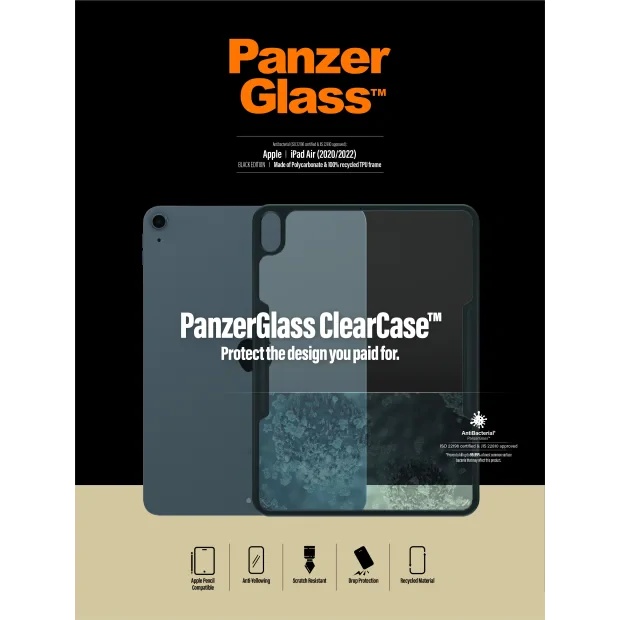 Husa Spate PanzerGlass pentru iPad Air 10.9 inch (2020) Transparent