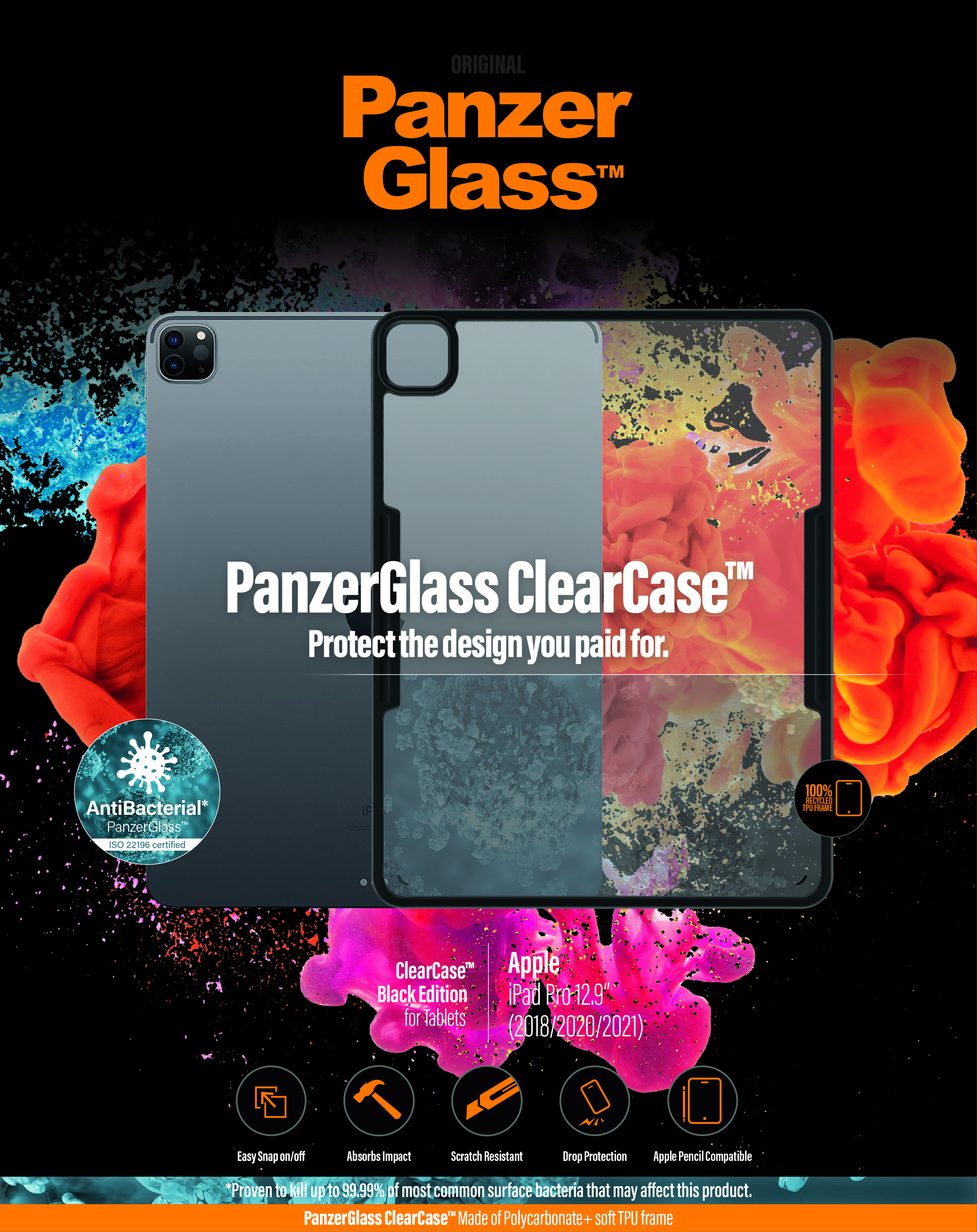 PanzerGlasstm ClearCasetm Apple iPad Pro 12 9″ (2018 | 2020 | 2021) thumb