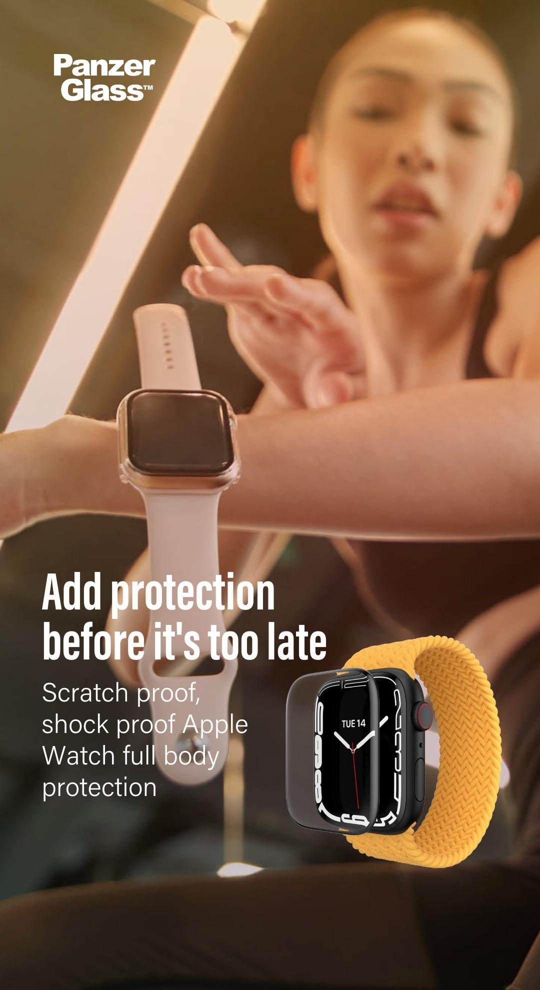 PanzerGlass Full Body Apple Watch 4 | 5 | 6 | SE 44mm | Sticla de protectie pentru ecran thumb