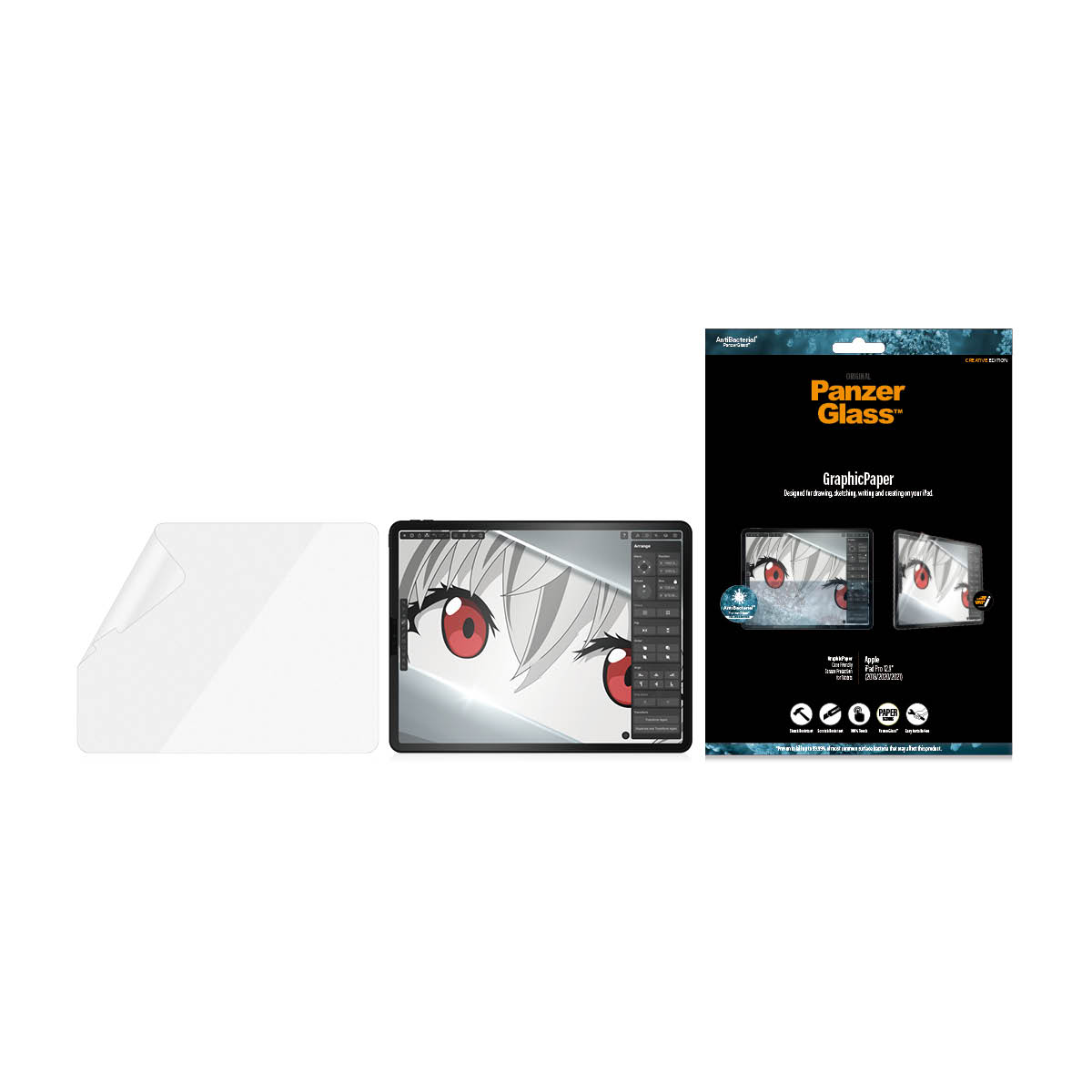 PanzerGlass GraphicPaperr Apple iPad Pro 12.9 - Paper Feel | Sticla de protectie pentru ecran thumb