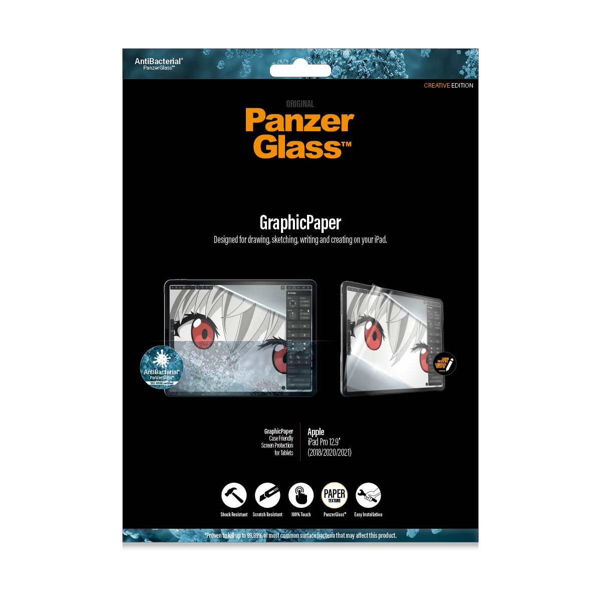 PanzerGlass GraphicPaperr Apple iPad Pro 12.9 - Paper Feel | Sticla de protectie pentru ecran thumb