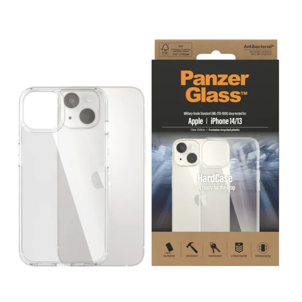 PanzerGlasstm HardCase Apple iPhone 14 | 13 | clear