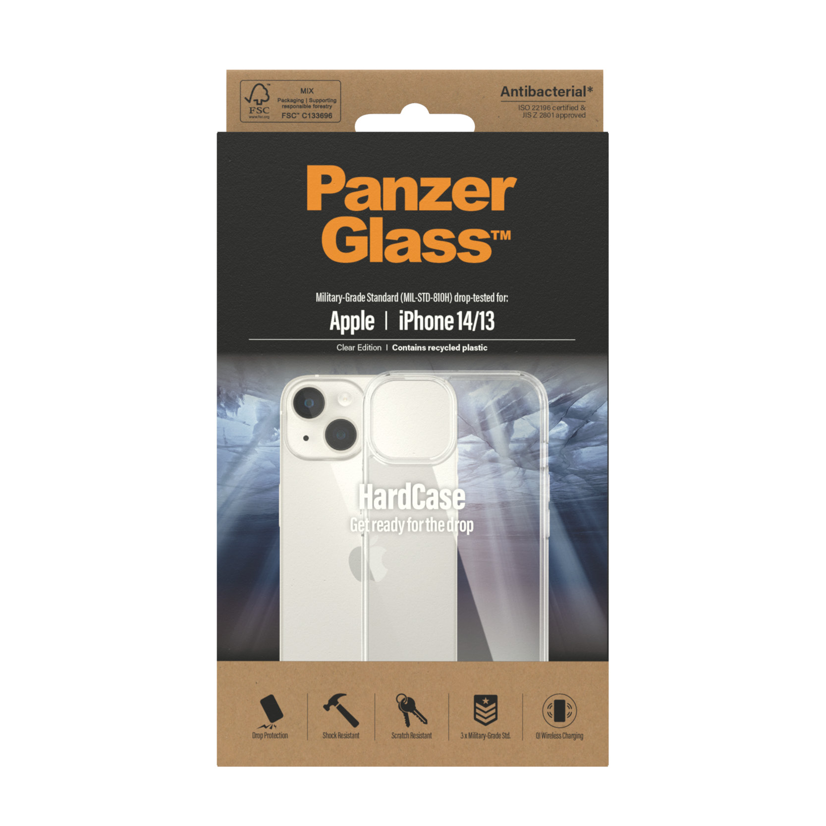 PanzerGlasstm HardCase Apple iPhone 14 | 13 | clar thumb