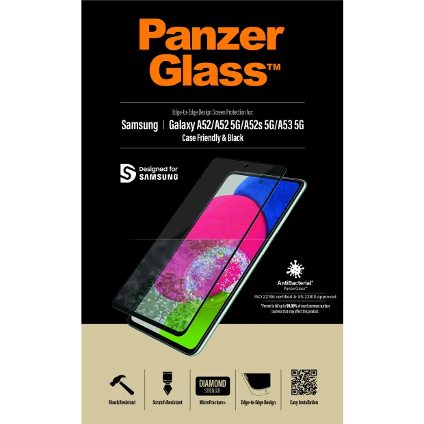 PanzerGlass Samsung Galaxy A52 | A52 5G | A52s 5G | A53 5G | Sticla de protectie pentru ecran