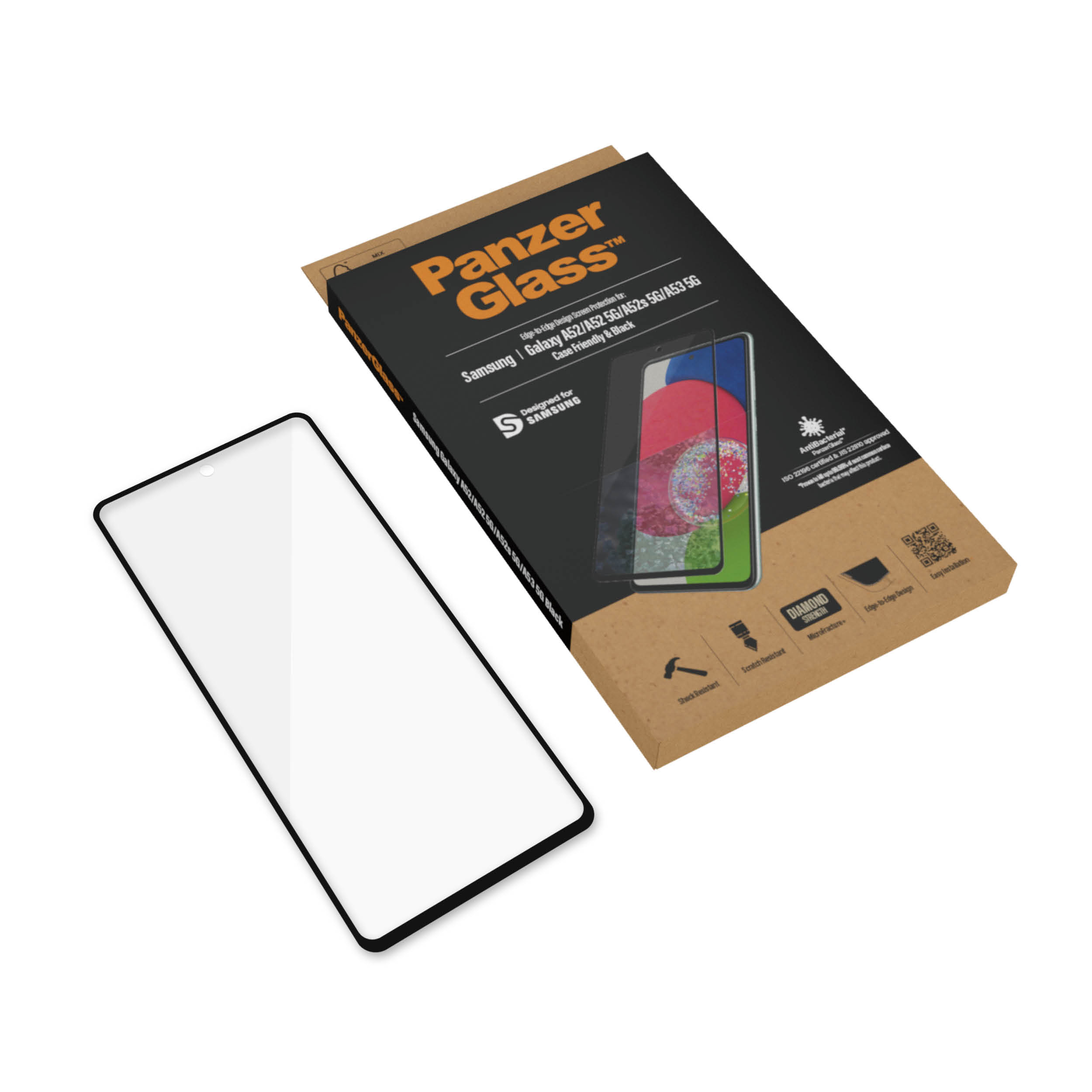 PanzerGlass Samsung Galaxy A52 | A52 5G | A52s 5G | A53 5G | Sticla de protectie pentru ecran thumb