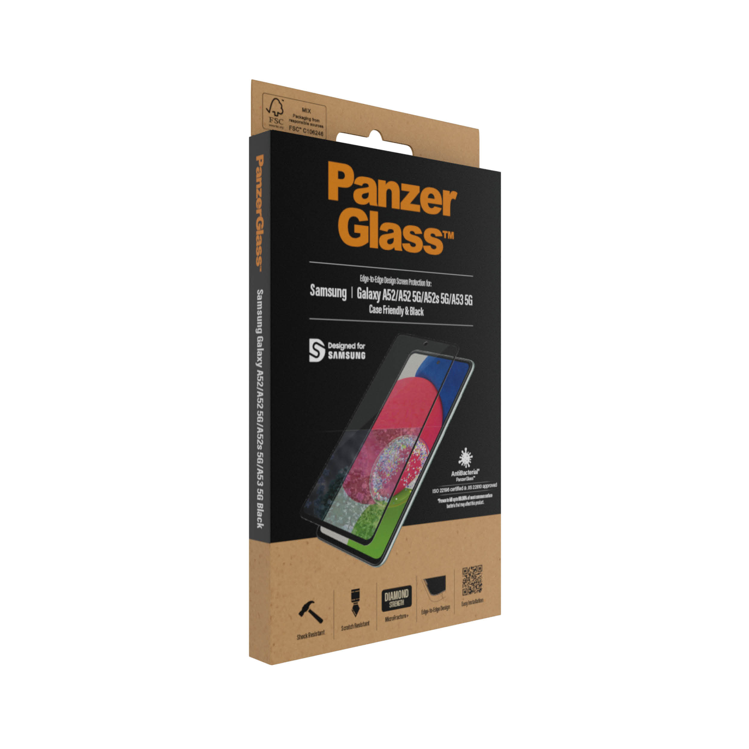 PanzerGlass Samsung Galaxy A52 | A52 5G | A52s 5G | A53 5G | Sticla de protectie pentru ecran thumb