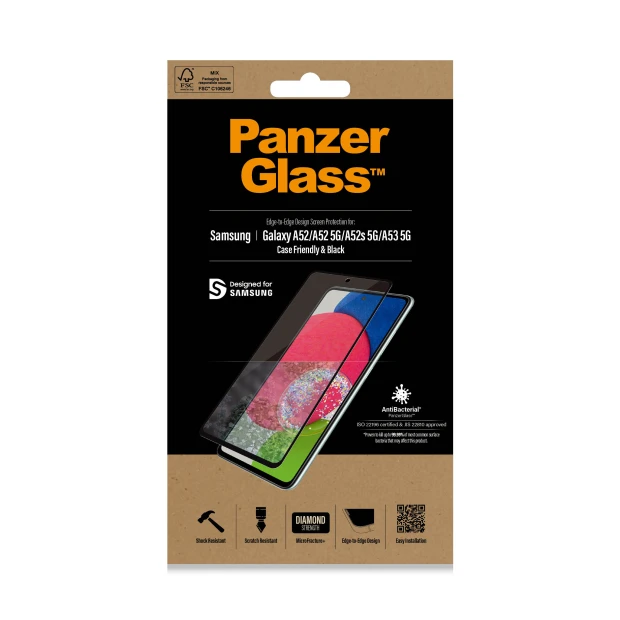 PanzerGlass Samsung Galaxy A52 | A52 5G | A52s 5G | A53 5G | Sticla de protectie pentru ecran