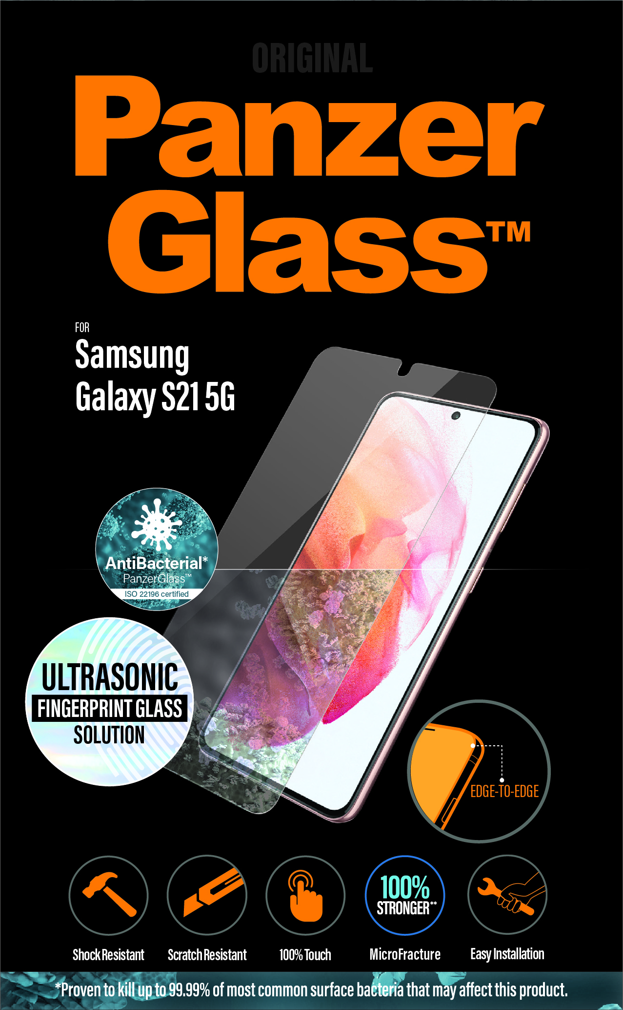 PanzerGlass Samsung Galaxy S21 5G | Sticla de protectie pentru ecran thumb