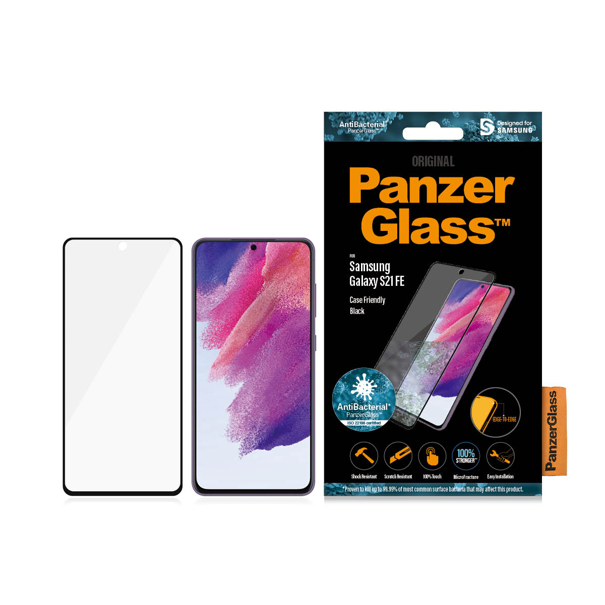 PanzerGlass Samsung Galaxy S21 FE | Sticla de protectie pentru ecran thumb