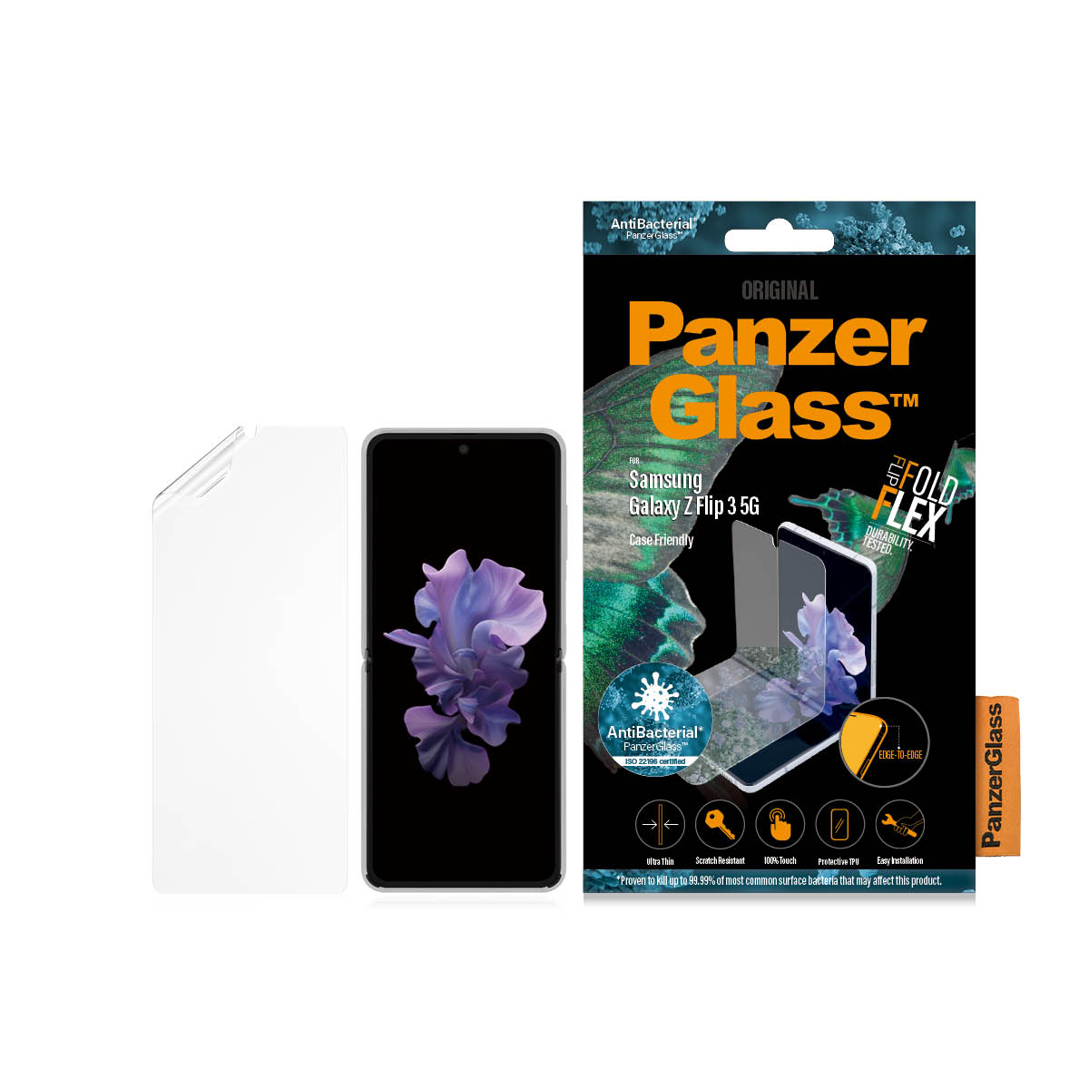 PanzerGlass Samsung Galaxy Z Flip3 5G | Protectie pentru ecran thumb