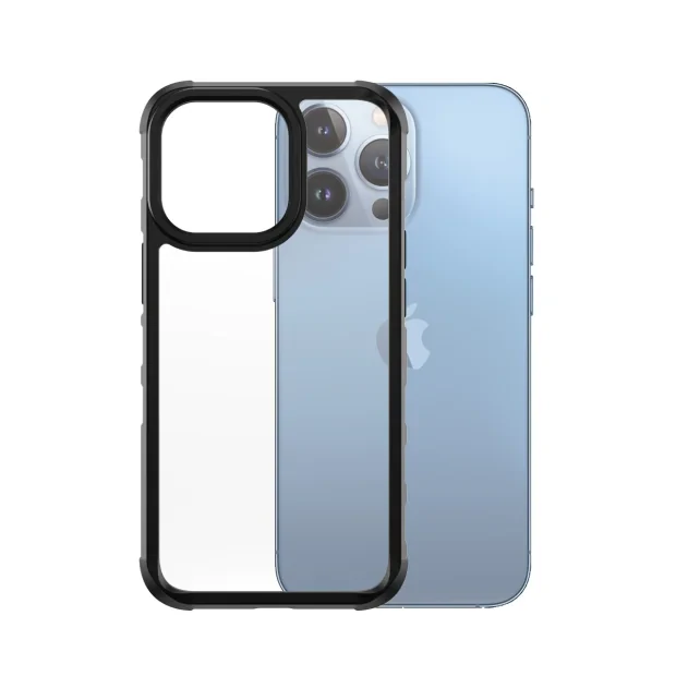 Husa PanzerGlasstm SilverBullet ClearCase Apple iPhone 13 Pro | Negru