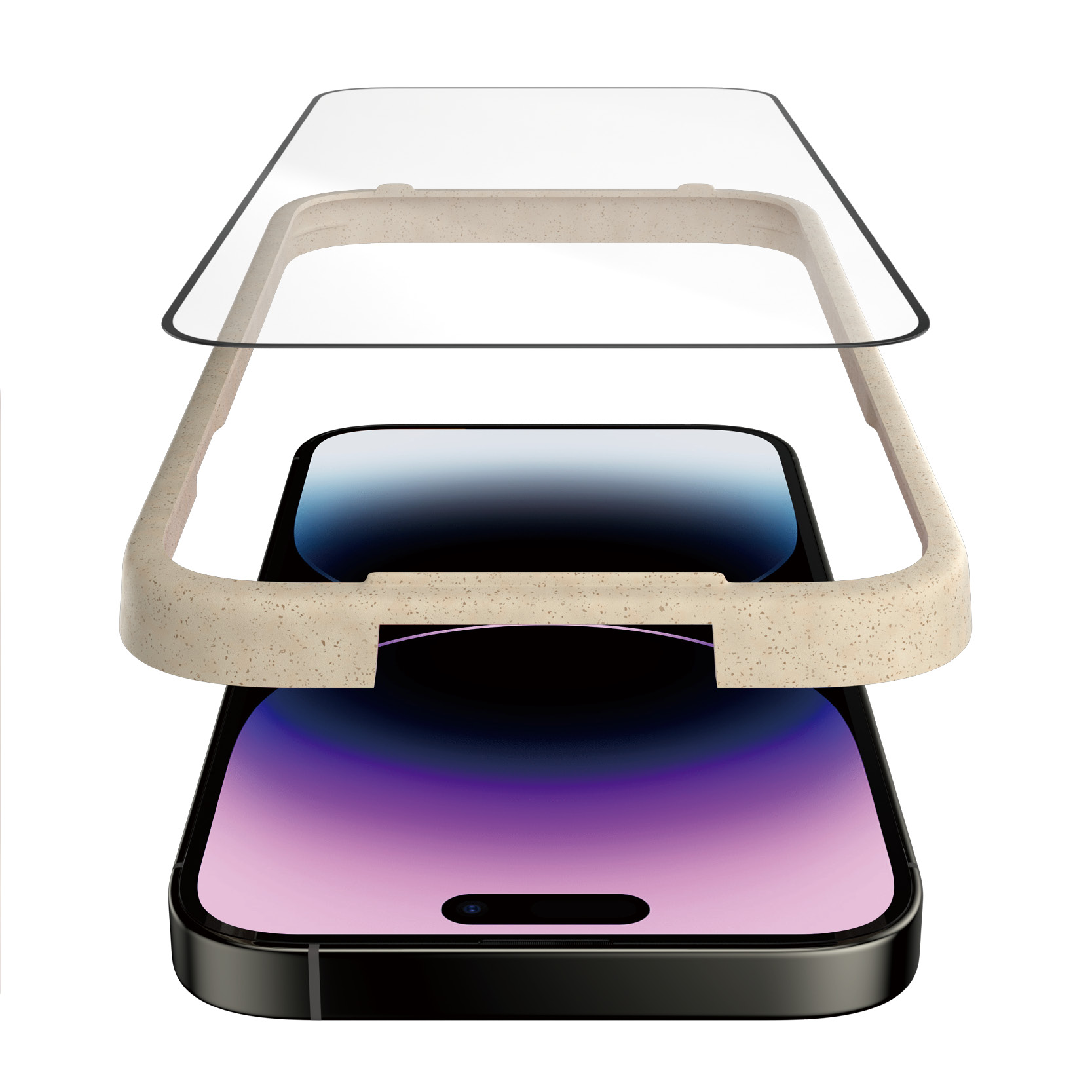 Protector de ecran antireflex PanzerGlass Apple iPhone 14 Pro Max | Potrivire ultra-larga cu EasyAligner thumb