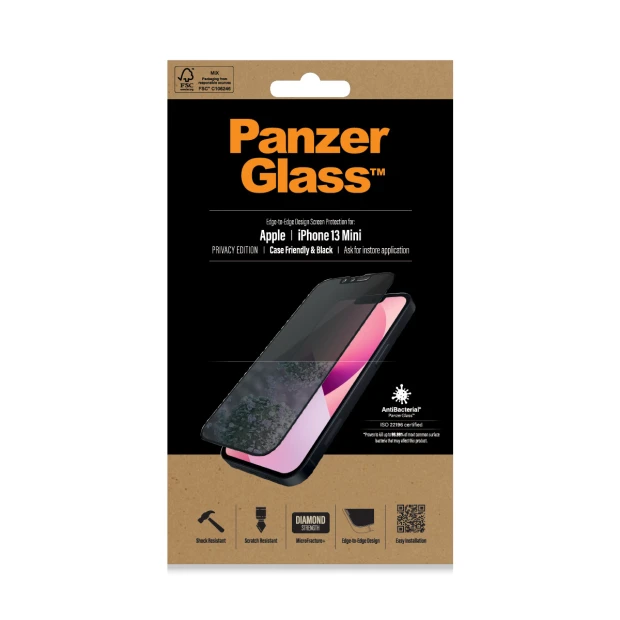 Folie de protectie PanzerGlass Apple iPhone 13 Mini | De la margine la margine