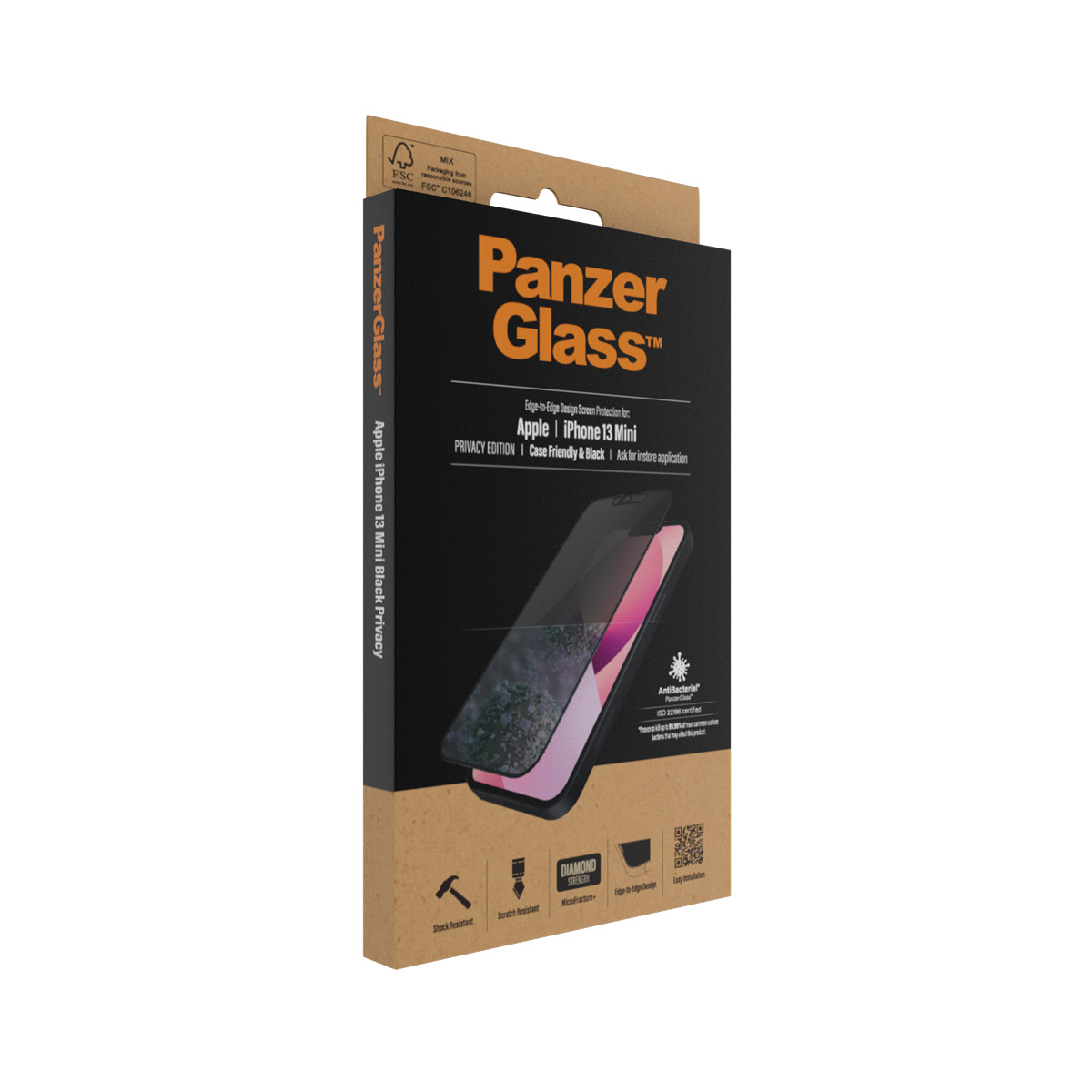 Folie de protectie PanzerGlass Apple iPhone 13 Mini | De la margine la margine thumb