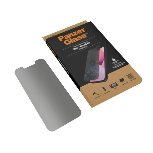 Protector de ecran de privacy PanzerGlass Apple iPhone 13 Mini | Potrivire standard
