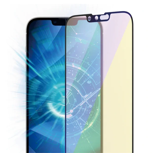 Folie Sticla PanzerGlass UWF AB pentru iPhone 13 Pro Max/14 Plus cu Aplicator Negru