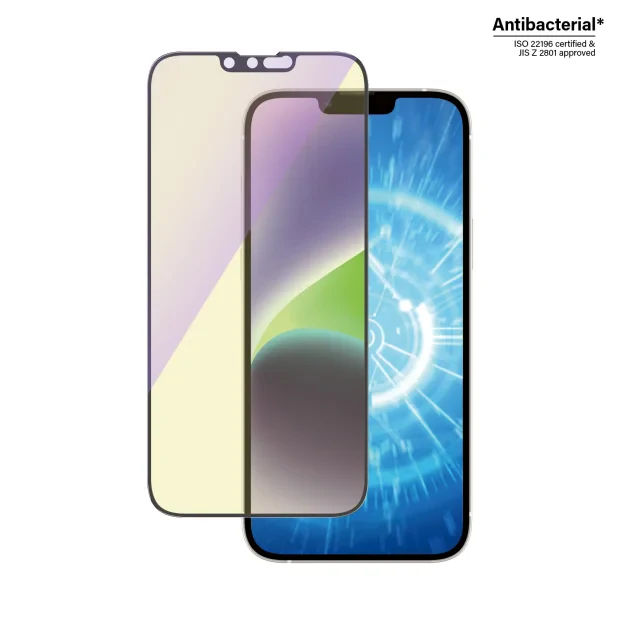 Protector de ecran PanzerGlass anti-lumina albastra Apple iPhone 14 Plus | 13 Pro Max | Potrivire ultra-larga cu. EasyAligner