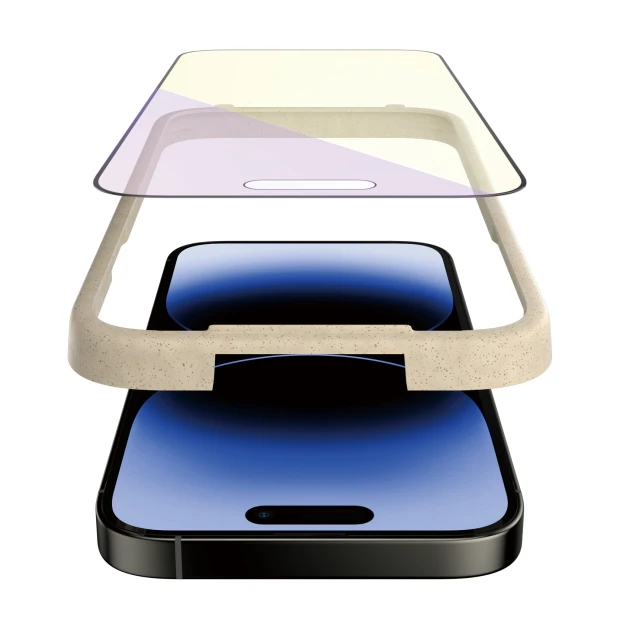 Protector de ecran PanzerGlass anti-lumina albastra Apple iPhone 14 Pro | Potrivire ultra-larga cu. EasyAligner