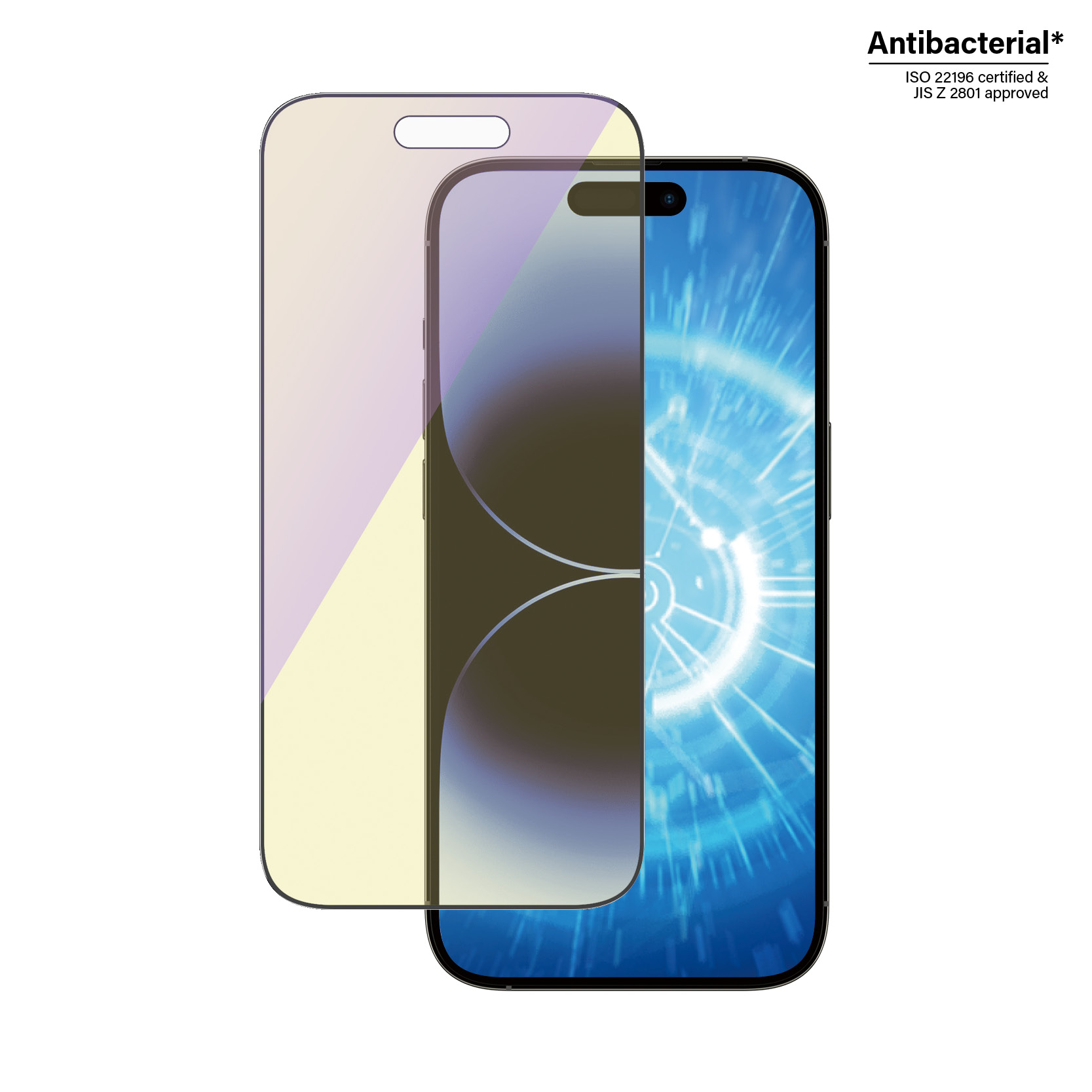 Protector de ecran PanzerGlass anti-lumina albastra Apple iPhone 14 Pro | Potrivire ultra-larga cu. EasyAligner thumb