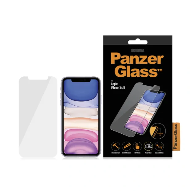 Folie Sticla PanzerGlass pentru iPhone XR/11 Transparent