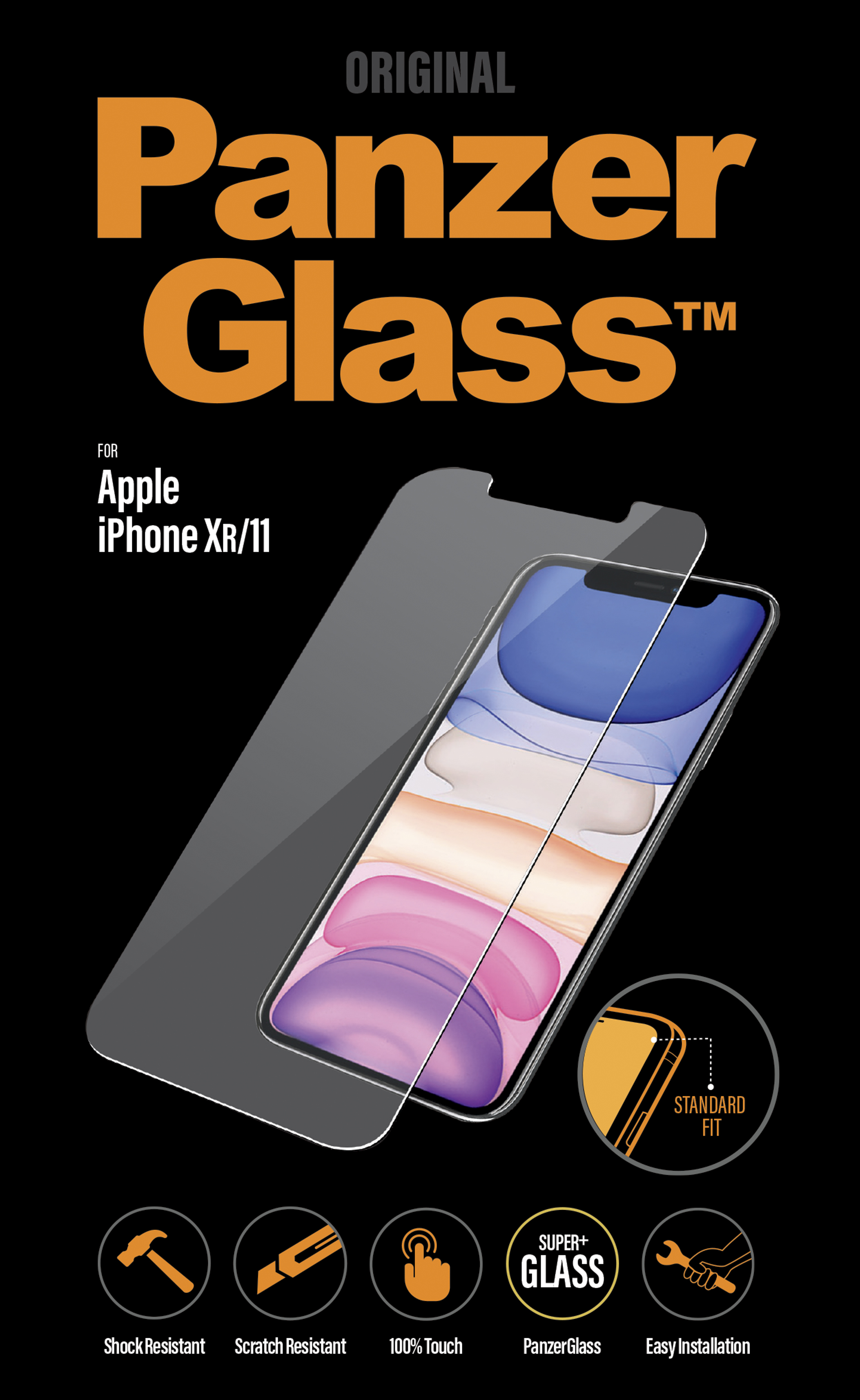 Protector de ecran PanzerGlass Apple iPhone 11 | XR | Potrivire standard thumb