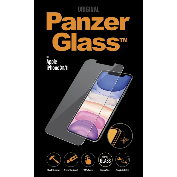 Folie Sticla PanzerGlass pentru iPhone XR/11 Transparent