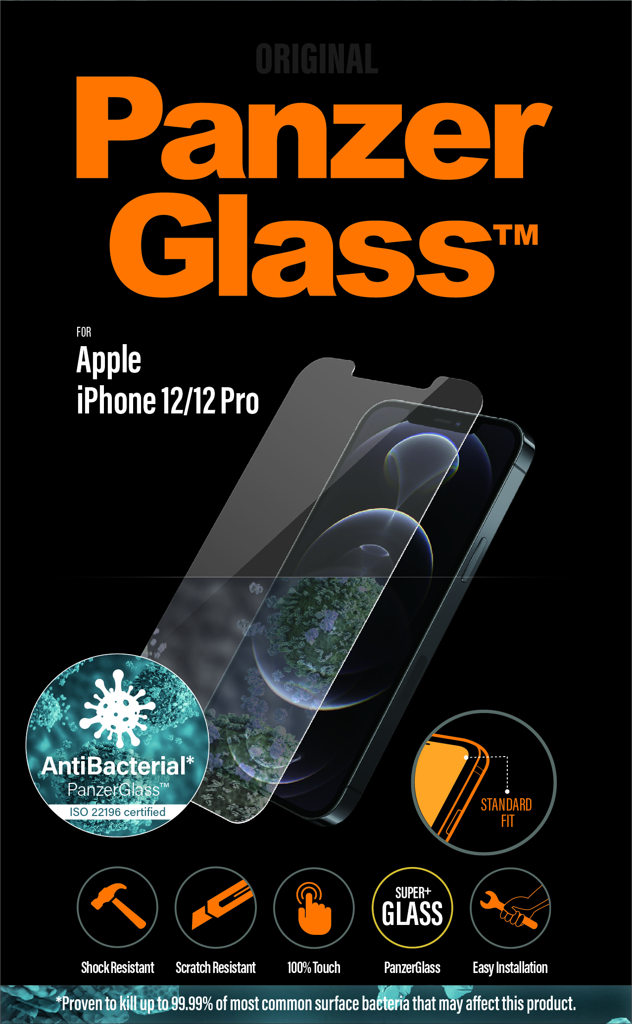 Protector de ecran PanzerGlass Apple iPhone 12 | 12 Pro | Potrivire standard thumb