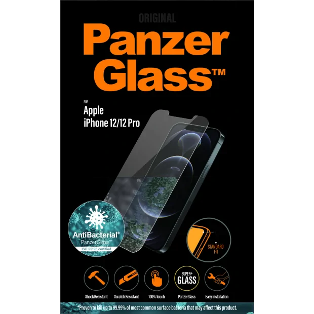 Protector de ecran PanzerGlass Apple iPhone 12 | 12 Pro | Potrivire standard