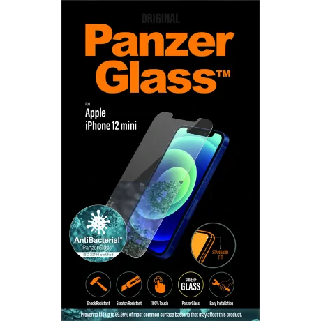 Protector de ecran PanzerGlass Apple iPhone 12 Mini | Potrivire standard