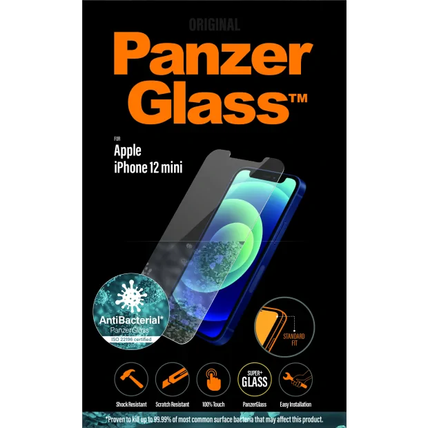 Protector de ecran PanzerGlass Apple iPhone 12 Mini | Potrivire standard