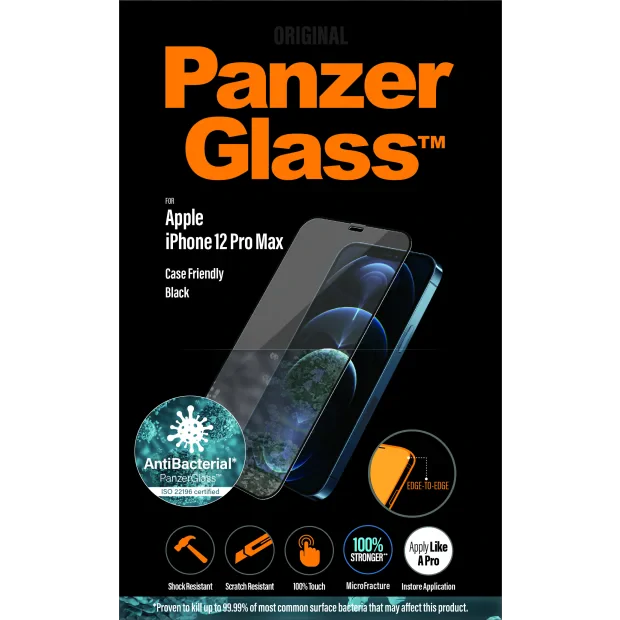 Protector de ecran PanzerGlass Apple iPhone 12 Pro Max | De la margine la margine