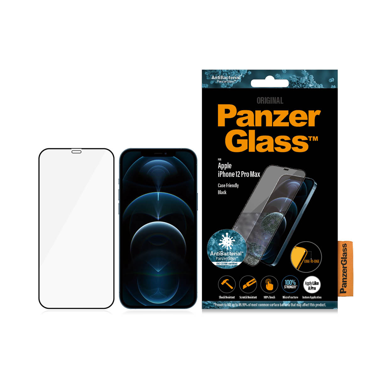 Protector de ecran PanzerGlass Apple iPhone 12 Pro Max | De la margine la margine thumb