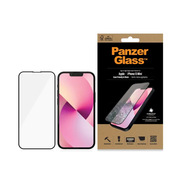 Protector de ecran PanzerGlass Apple iPhone 13 Mini | De la margine la margine