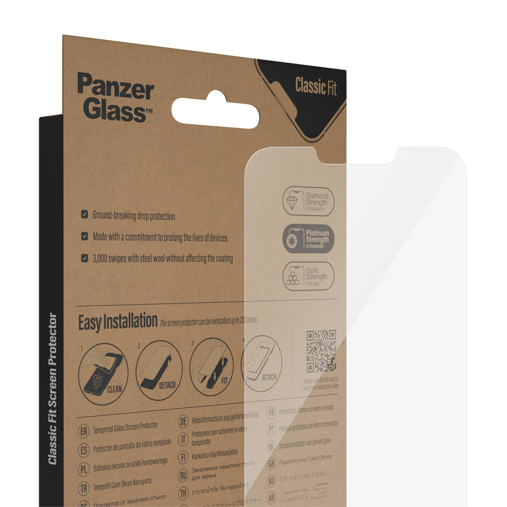 Protector de ecran PanzerGlass Apple iPhone 14 Plus | 13 Pro Max | Fit clasic thumb