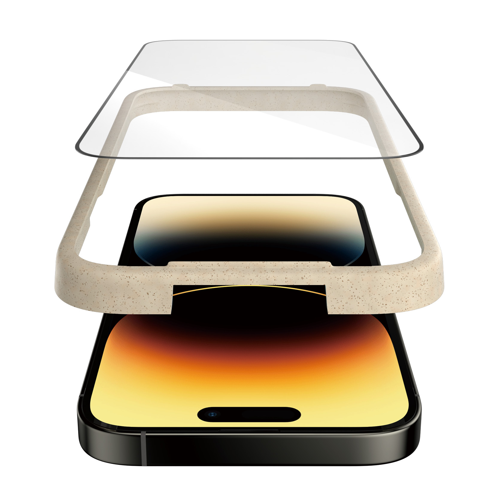 Protector de ecran PanzerGlass Apple iPhone 14 Pro | Potrivire ultra-larga cu. EasyAligner thumb