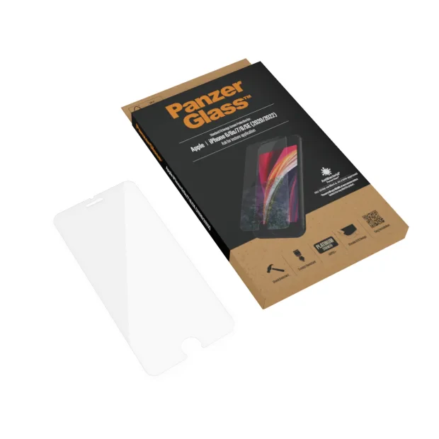 Folie Sticla PanzerGlass pentru iPhone 6/6s/7/8/SE (2020/2022) Transparent
