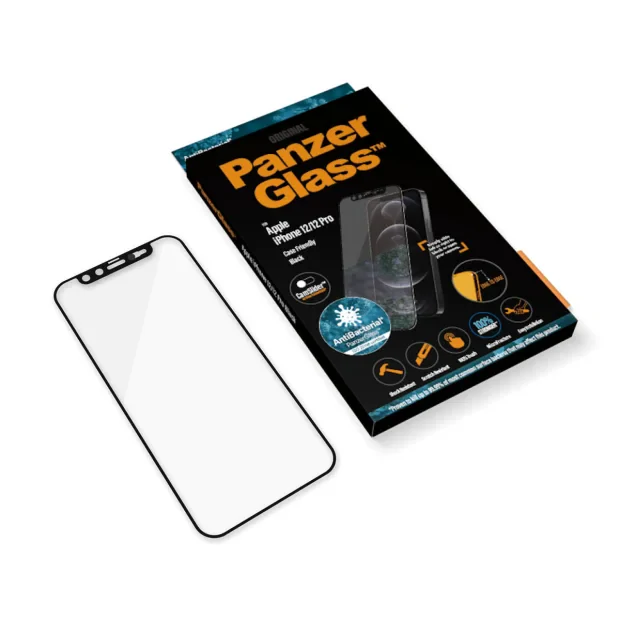 Protector de ecran PanzerGlass CamSliderr Apple iPhone 12 | 12 Pro | De la margine la margine