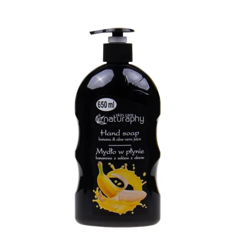 NATURAPHY SAPUN LICHID CU AROMA DE BANANE, 650 ML