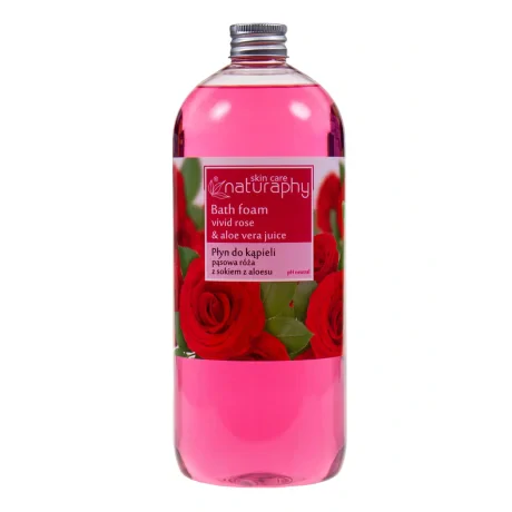 NATURAPHY SPUMA DE BAIE CU AROMA DE TRANDAFIRI, 1000 ML