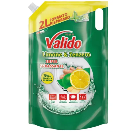 VALIDO GEL DE VASE CU LAMAIE SI GHIMBIR, REZERVA, 2 L