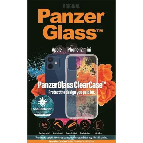 Husa Spate PanzerGlass pentru iPhone 12 Mini Transparent