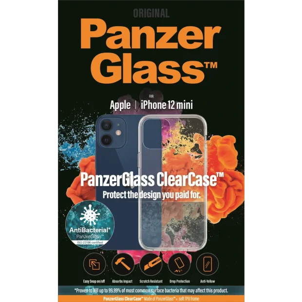 Husa Spate PanzerGlass pentru iPhone 12 Mini Transparent