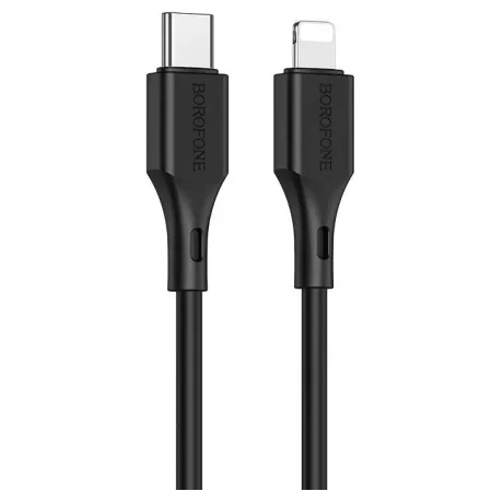 Cablu Date Type-C to Lightning Borofone BX49 2A 1m 20W Negru