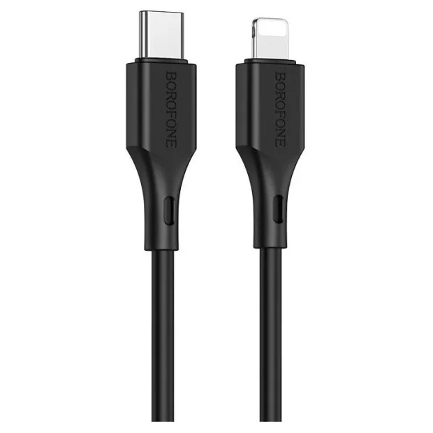 Cablu Date Type-C to Lightning Borofone BX49 2A 1m 20W Negru