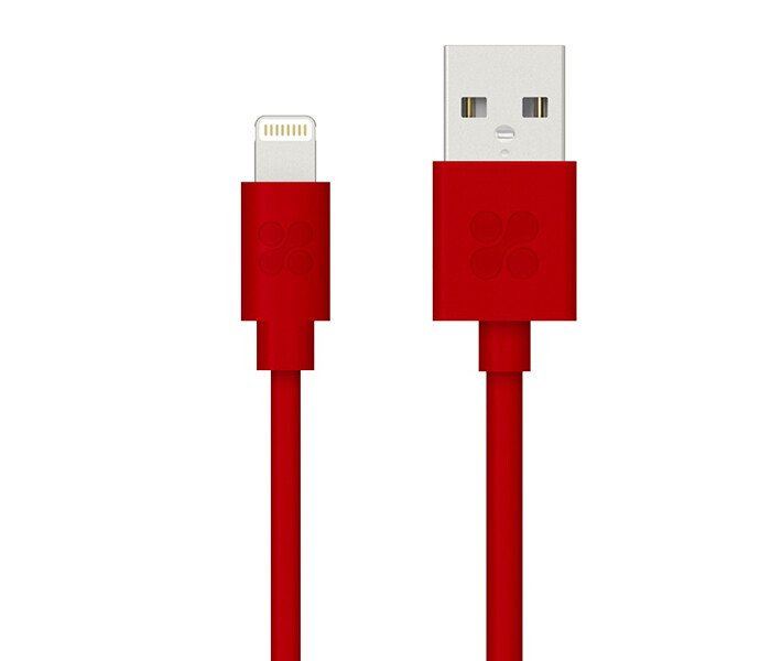 CABLU IPHONE 5/6/7/8/X ROSU 1M thumb