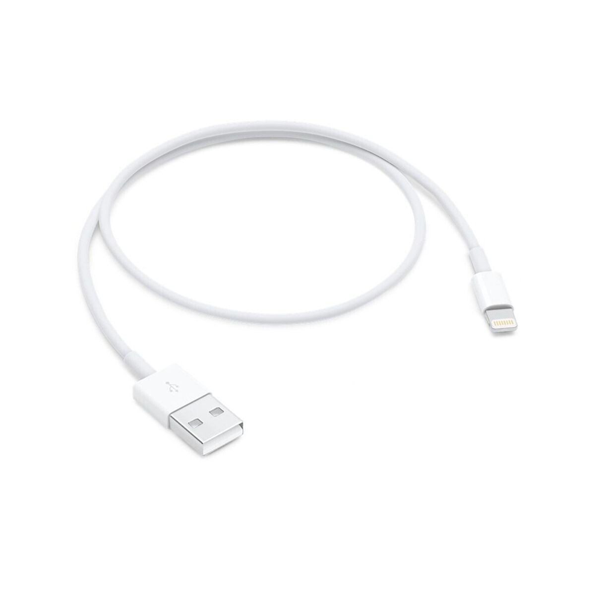 CABLU INCARCARE IPHONE 5/6/7/8/X ALB 1M thumb